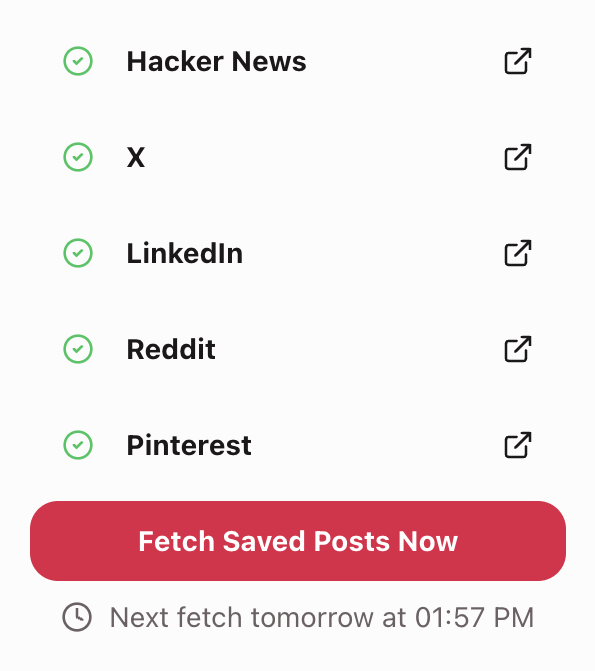 Social Saves workflow demonstration